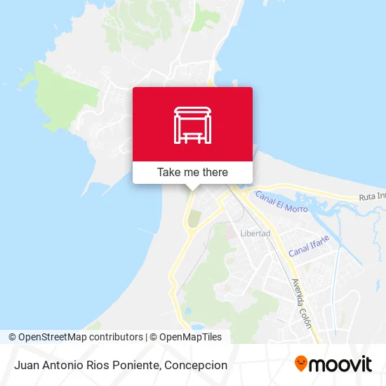 Mapa de Juan Antonio Rios  Poniente