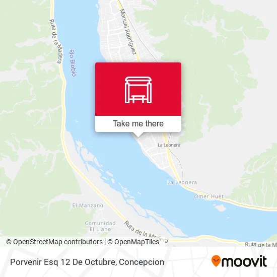 Mapa de Porvenir Esq 12 De Octubre