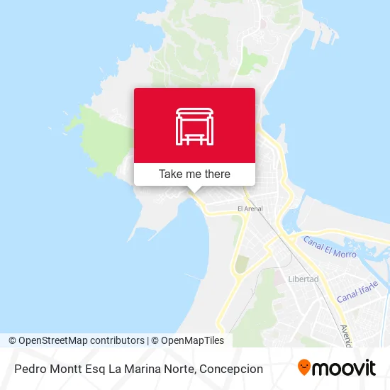 Mapa de Pedro Montt Esq La Marina  Norte