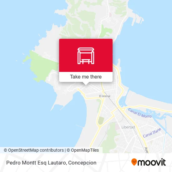 Mapa de Pedro Montt Esq Lautaro