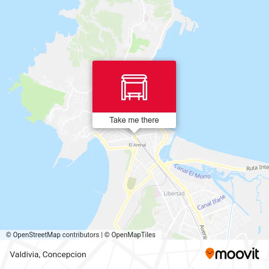 Mapa de Valdivia