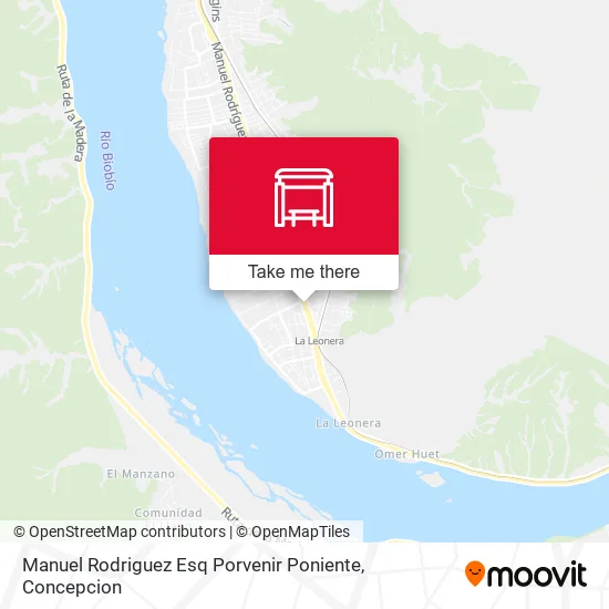 Mapa de Manuel Rodriguez Esq Porvenir  Poniente