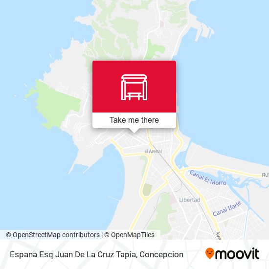 Espana Esq Juan De La Cruz Tapia map
