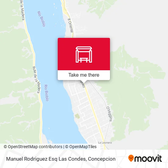 Mapa de Manuel Rodriguez Esq Las Condes