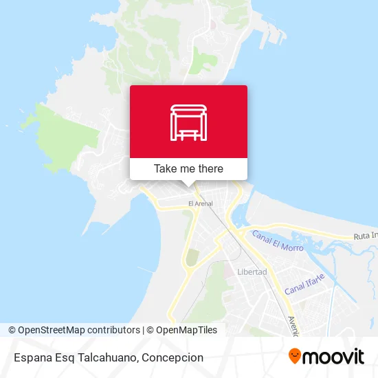 Mapa de Espana Esq Talcahuano