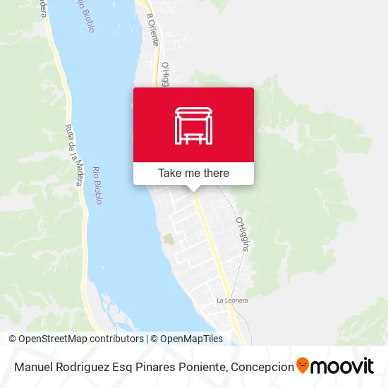 Mapa de Manuel Rodriguez Esq Pinares  Poniente