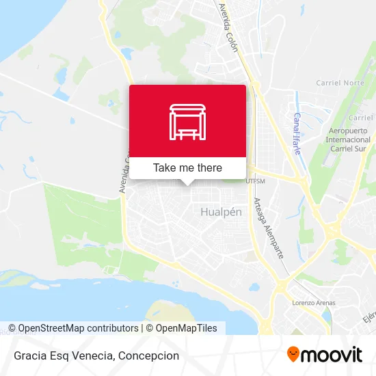 Gracia Esq Venecia map