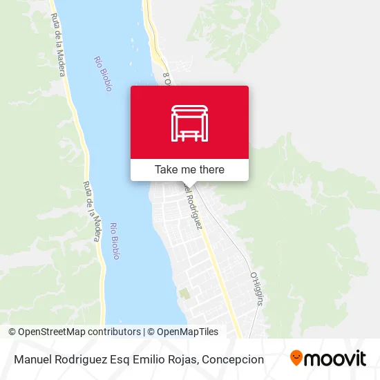 Mapa de Manuel Rodriguez Esq Emilio Rojas