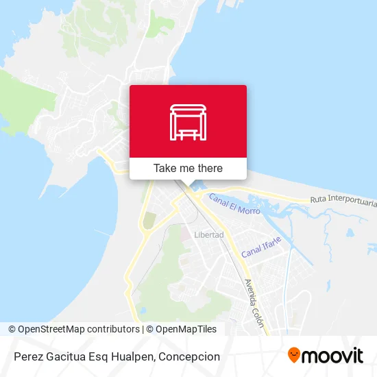 Mapa de Perez Gacitua Esq Hualpen