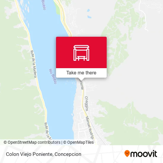 Mapa de Colon Viejo  Poniente