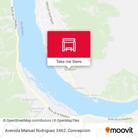 Mapa de Avenida Manuel Rodriguez  3462