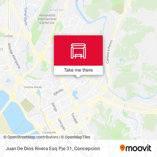 Mapa de Juan De Dios Rivera Esq Pje 31