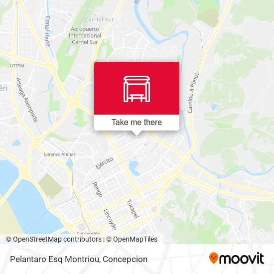 Pelantaro Esq Montriou map