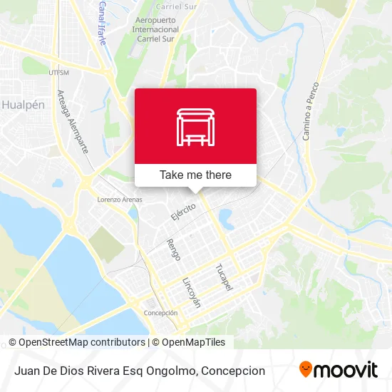 Mapa de Juan De Dios Rivera Esq Ongolmo