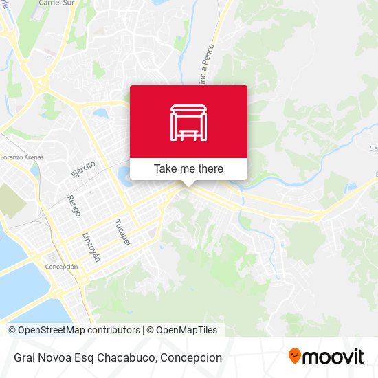 Mapa de Gral Novoa Esq Chacabuco