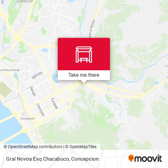 Mapa de Gral Novoa Esq Chacabuco
