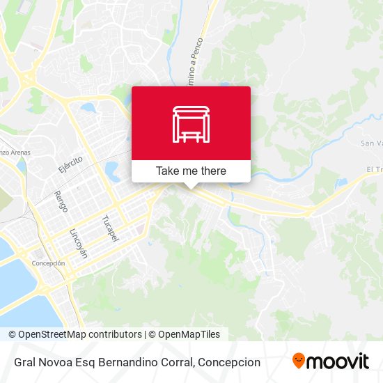 Mapa de Gral Novoa Esq Bernandino Corral