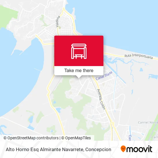 Mapa de Alto Horno Esq Almirante Navarrete