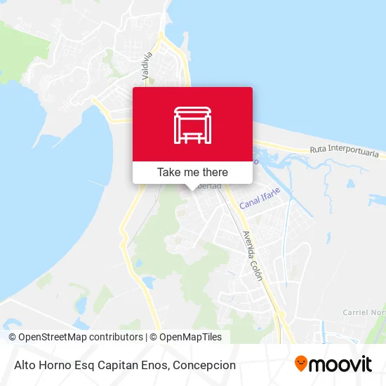 Mapa de Alto Horno Esq Capitan Enos