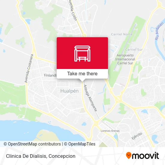 Mapa de Clinica De Dialisis