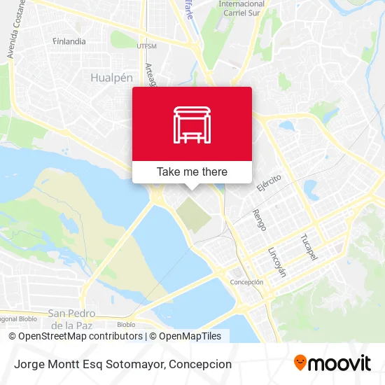 Mapa de Jorge Montt Esq Sotomayor