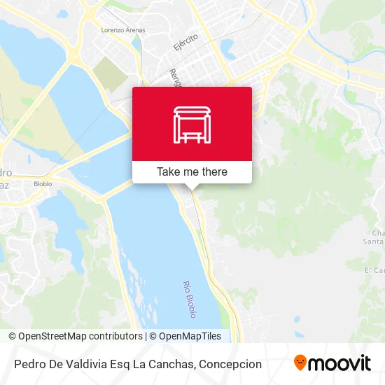 Mapa de Pedro De Valdivia Esq La Canchas
