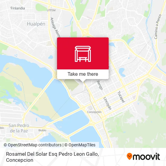 Mapa de Rosamel Del Solar Esq Pedro Leon Gallo