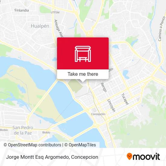 Jorge Montt Esq Argomedo map