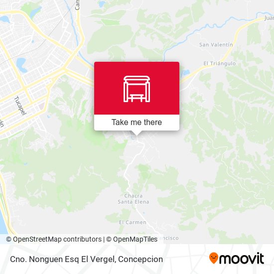 Cno. Nonguen Esq El Vergel map