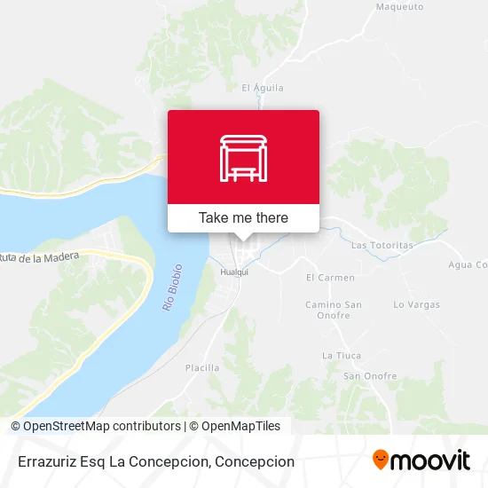 Mapa de Errazuriz Esq La Concepcion