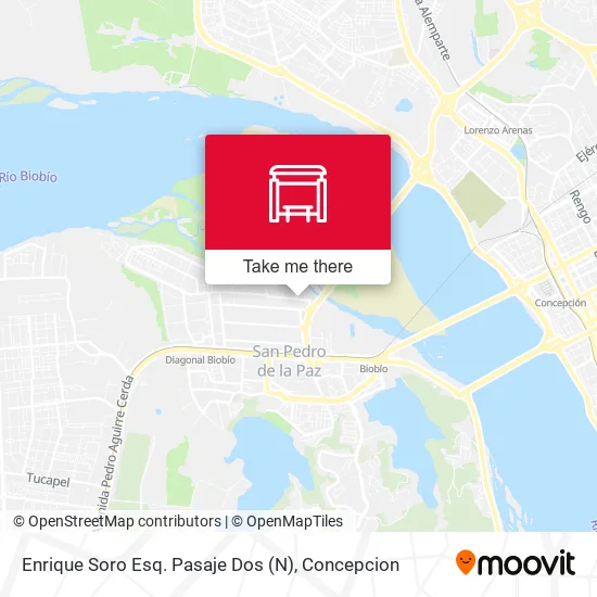 Mapa de Enrique Soro Esq. Pasaje Dos (N)