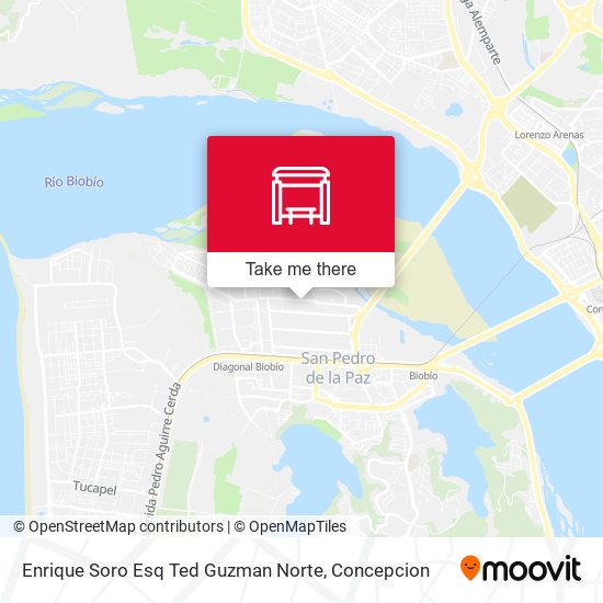 Enrique Soro Esq Ted Guzman  Norte map