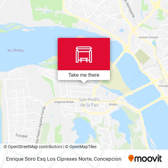 Mapa de Enrique Soro Esq Los Cipreses  Norte
