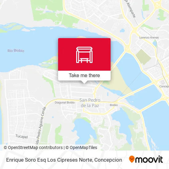 Mapa de Enrique Soro Esq Los Cipreses  Norte