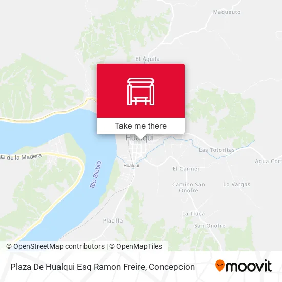 Mapa de Plaza De Hualqui Esq Ramon Freire