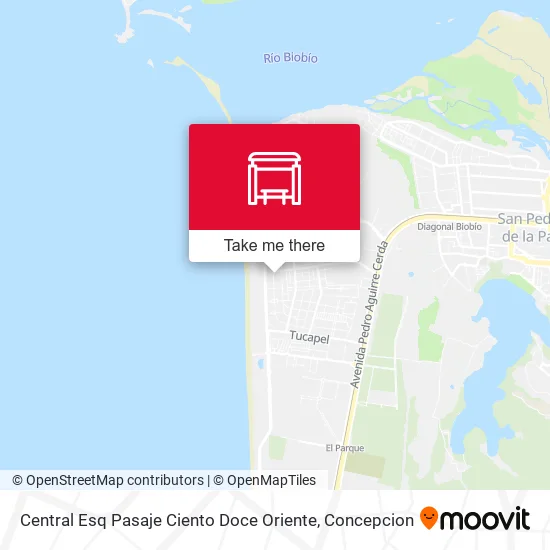Mapa de Central Esq Pasaje Ciento Doce  Oriente