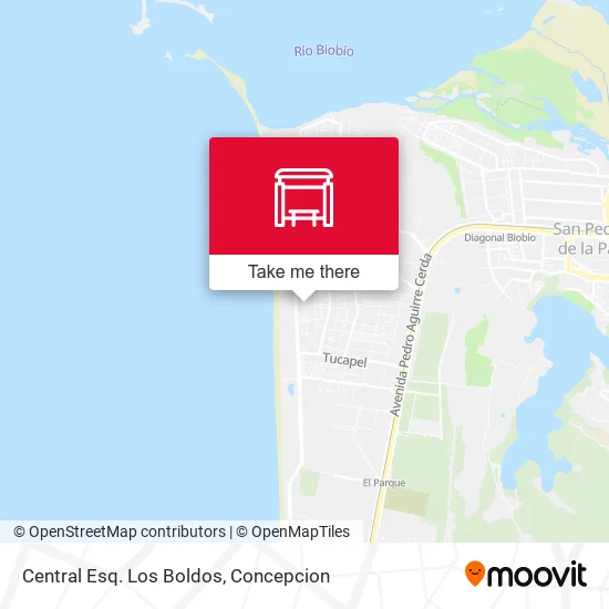 Mapa de Central Esq. Los Boldos