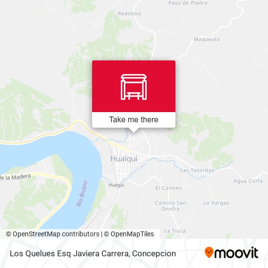Los Quelues Esq Javiera Carrera map