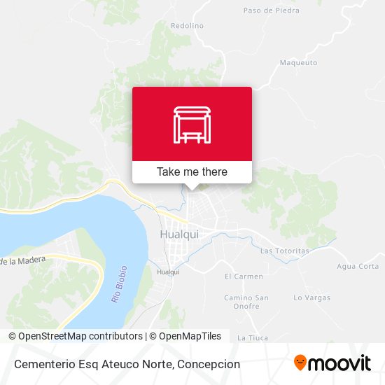 Mapa de Cementerio Esq Ateuco  Norte