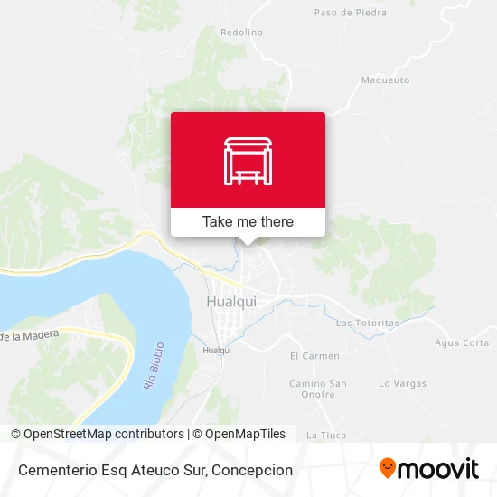 Mapa de Cementerio Esq Ateuco  Sur