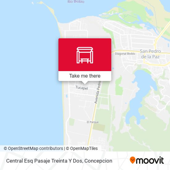 Central Esq Pasaje Treinta Y Dos map