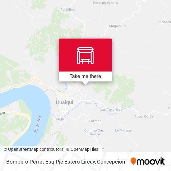 Mapa de Bombero Perret Esq Pje Estero Lircay