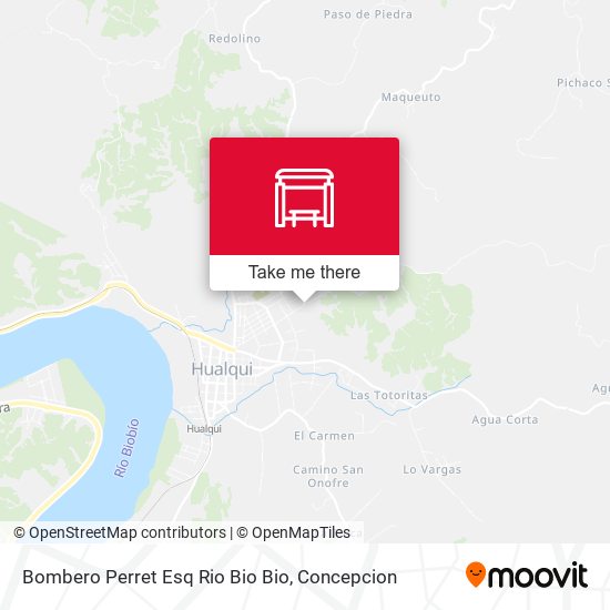 Bombero Perret Esq Rio Bio Bio map