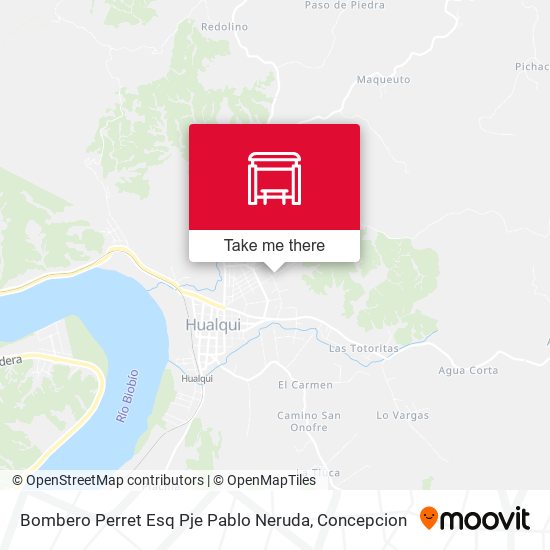 Bombero Perret Esq Pje Pablo Neruda map