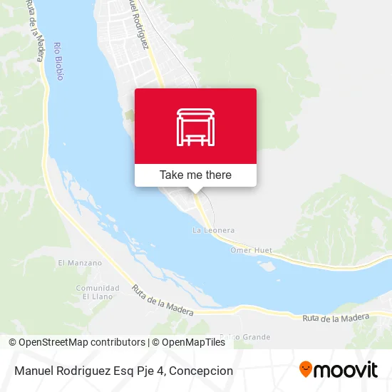 Mapa de Manuel Rodriguez Esq Pje 4