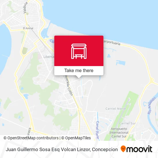Mapa de Juan Guillermo Sosa Esq Volcan Linzor