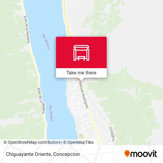 Mapa de Chiguayante  Oriente