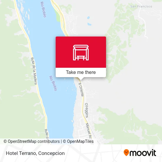 Mapa de Hotel Terrano