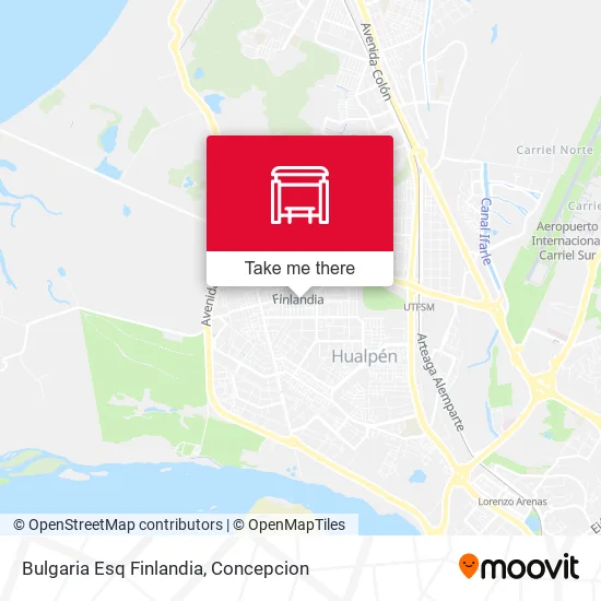 Mapa de Bulgaria Esq Finlandia