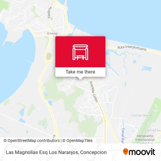Mapa de Las Magnolias Esq Los Naranjos
